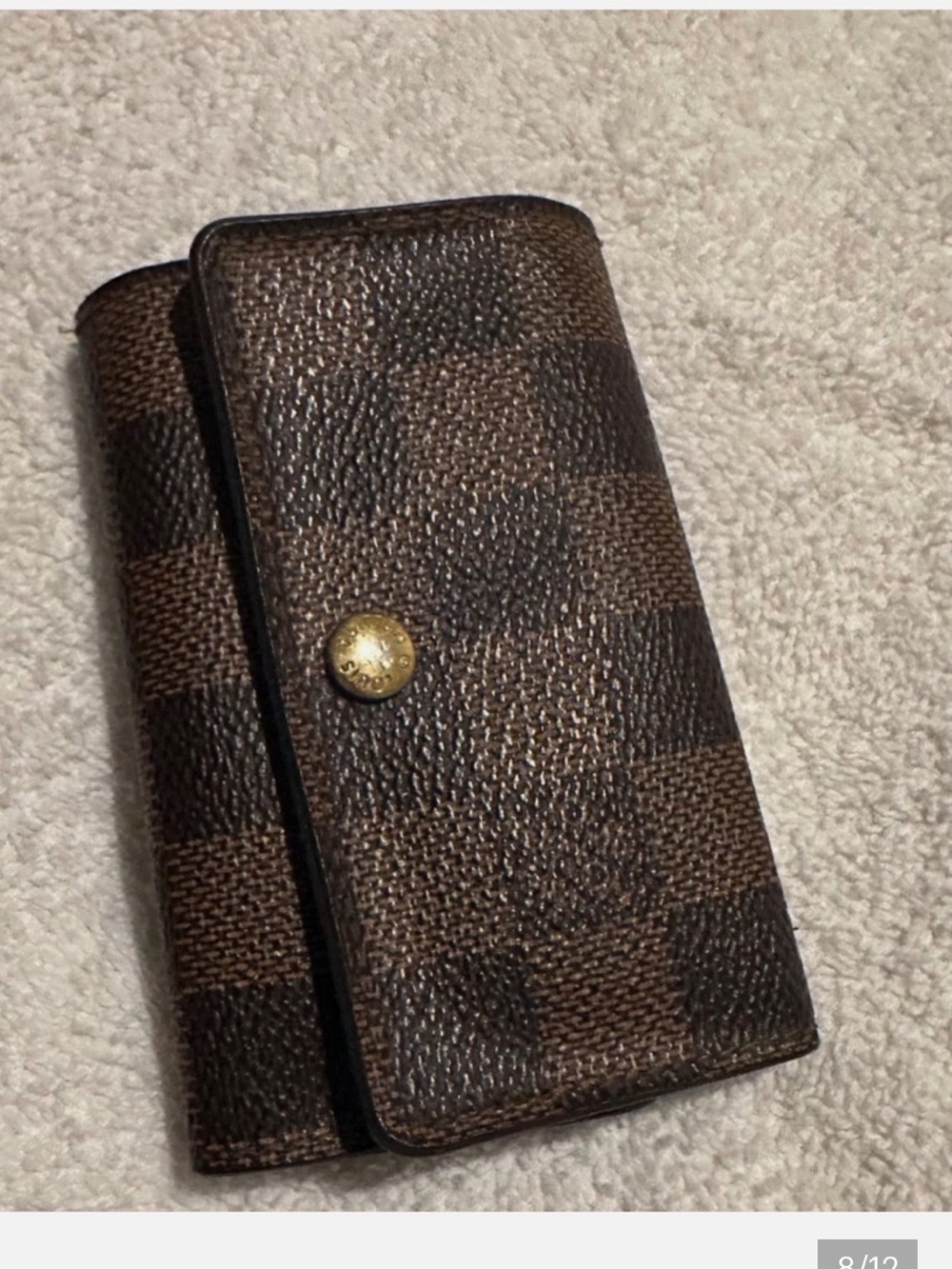 Louis Vuitton Damier Ebene Multiclés 6 Key Holder Authentic